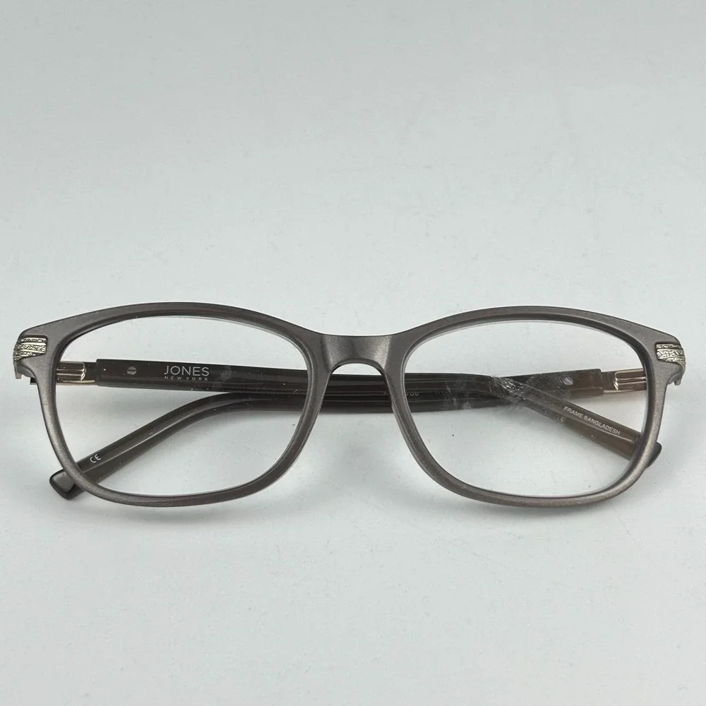 Jones New York J768 Women Eyeglasses Frame Taupe Plastic Full Rim 53-17-135‎ mm
